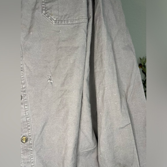 Carhartt Men’s 3XL Grey Button Down Long Sleeve - Picture 5 of 9